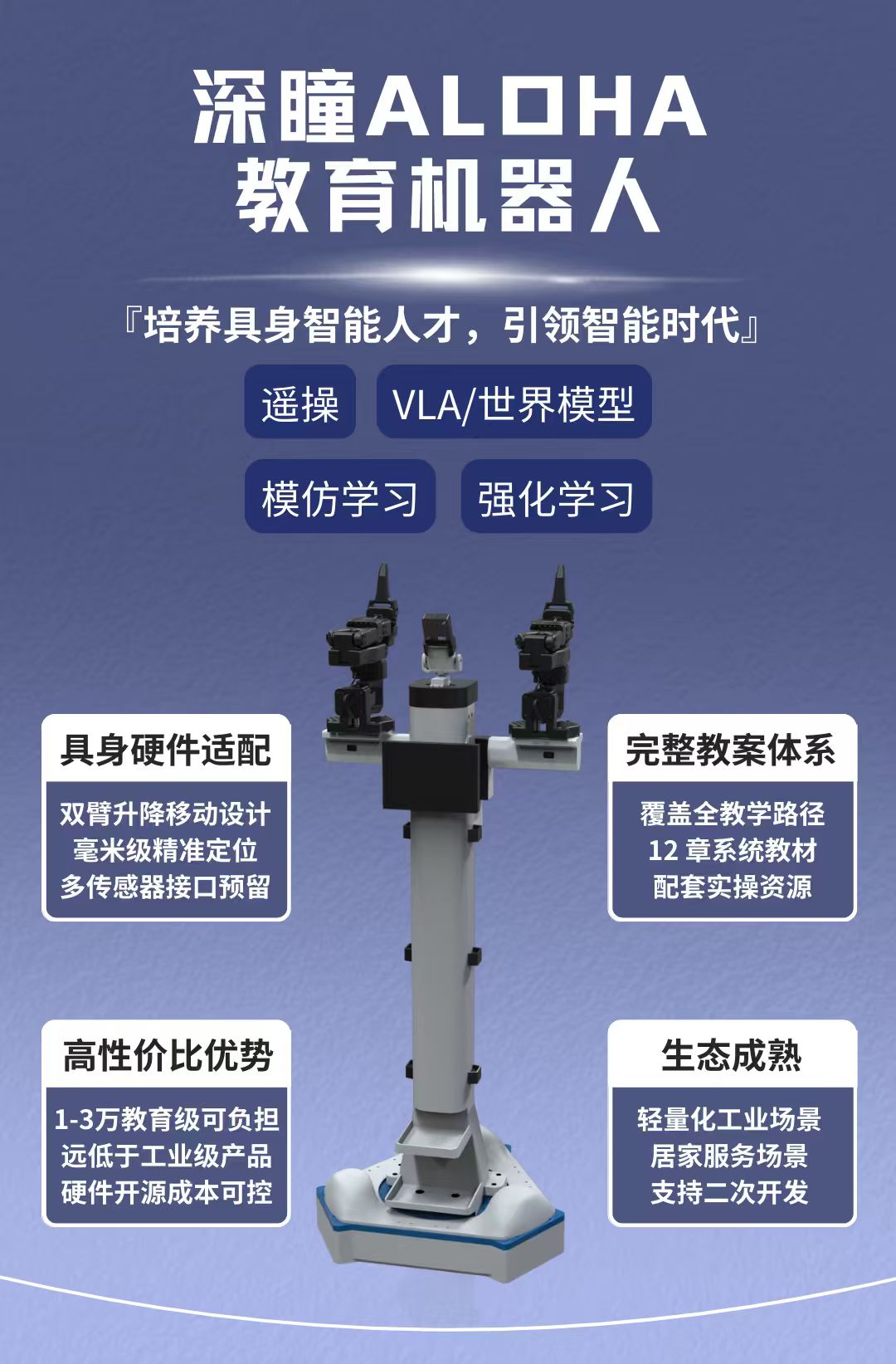 深瞳Aloha机器人主图